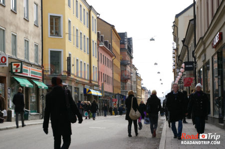 Dans les rues de Stockholm