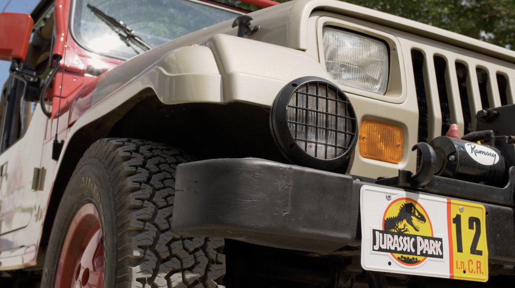 Jeep de Jurassic Park à Cluny