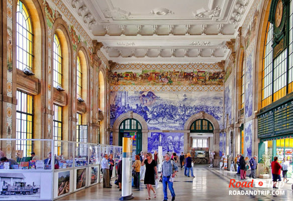 La gare de Porto-São Bento