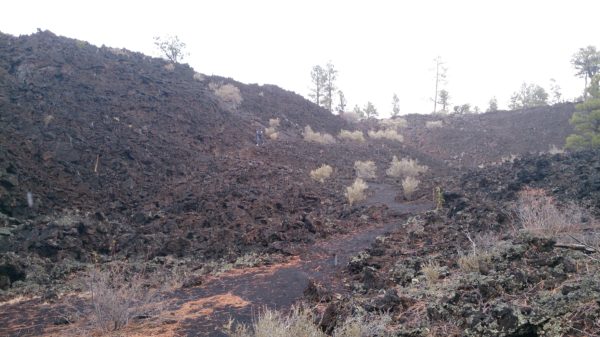 La lave de Sunset Crater