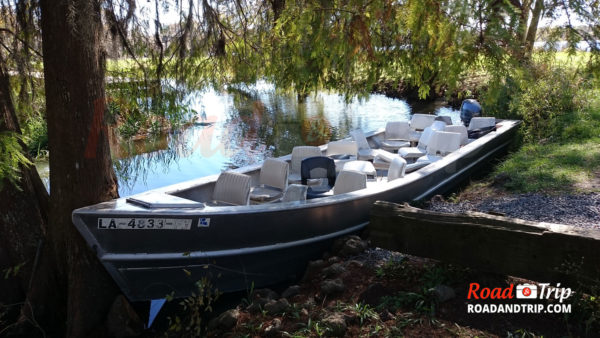 Le bateau du Swamp Tour