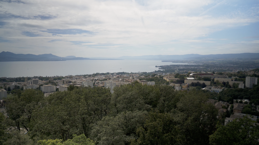 Panorama depuis le Bois de Sauvabelin