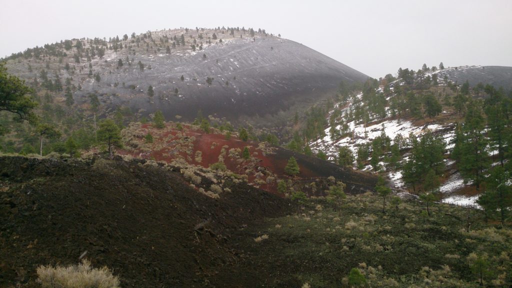 Paysage de Lava Flow Trail