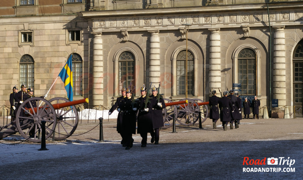 Relève de la Garde Royale à Stockholm