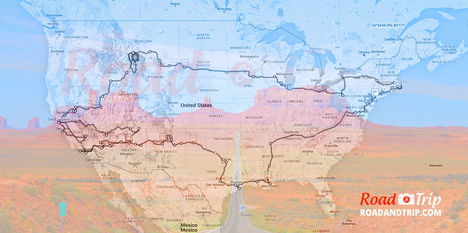 Road-trip : tour des Etats-Unis en 80 jours