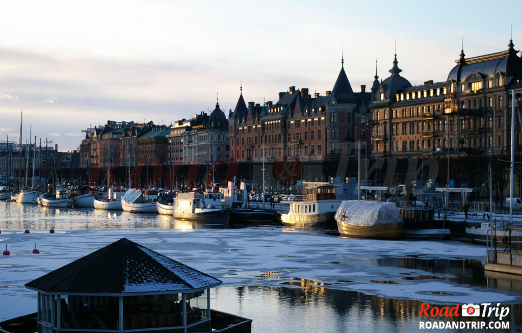 Soleil couchant à Stockholm
