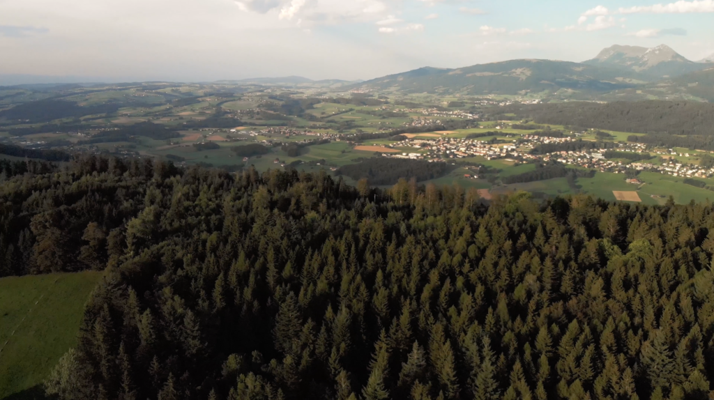 Vue panoramique du Mont Pèlerin