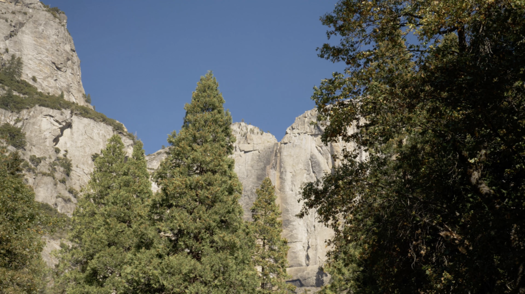 Yosemite Fall asséché en octobre